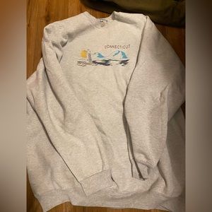 Vintage Connecticut Oversized Crewneck